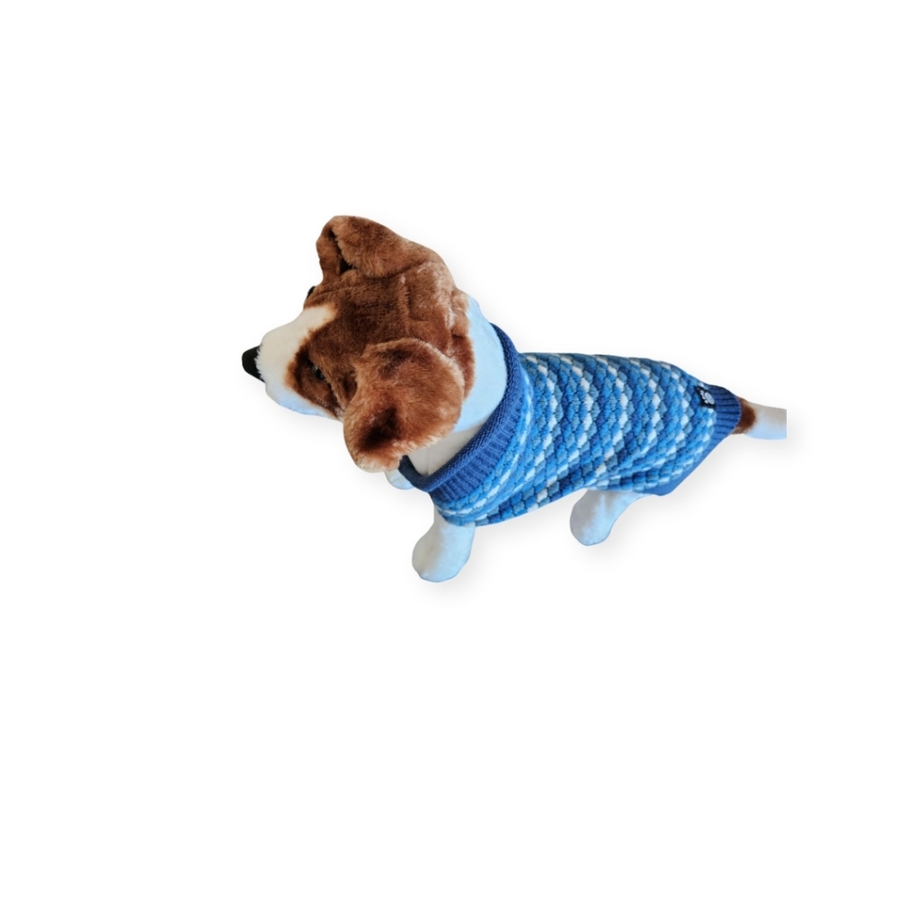 Cable knit sweater dog small